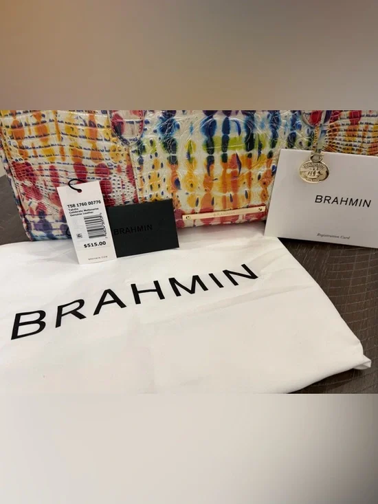 BRAHMIN TALULLA MELBOURNE WEEKENDER/CARRY ON/DUFFEL in “CELEBRATE” - Picture 12 of 12